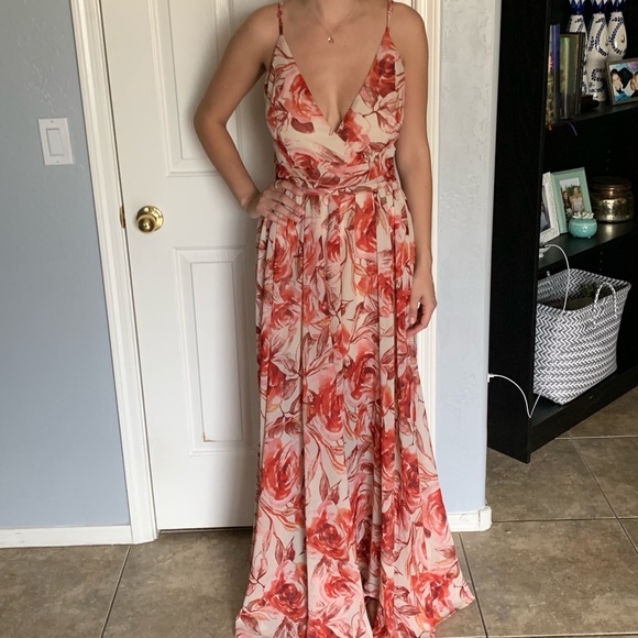 windsor floral maxi dress